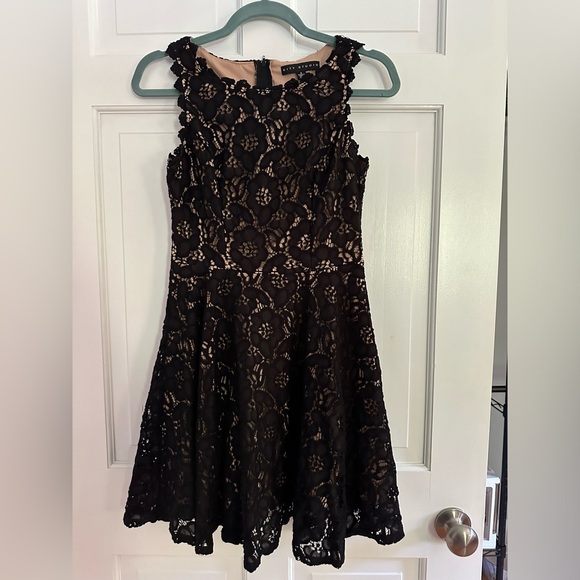 HOCO Ready - City Studio Lace High Neck Skater Dress - size S - Picture 1 of 7